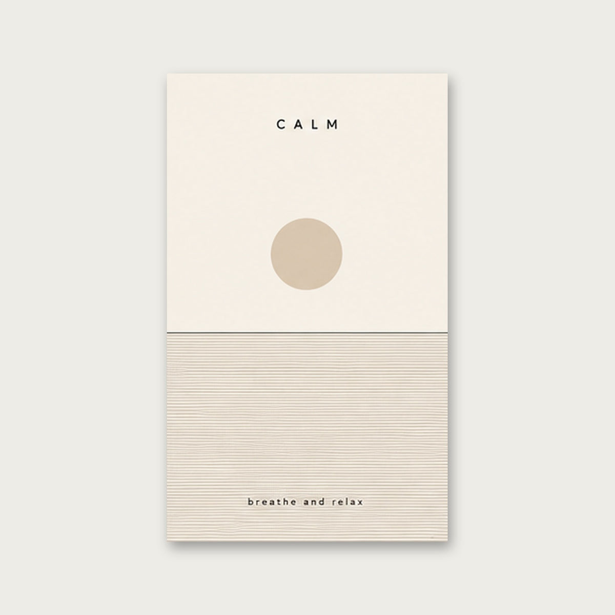 Dingin Anlar – Minimal Çerçeveli Poster — Çerçevesiz — Paspartusuz — TabloLab
