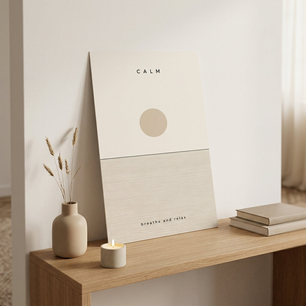 Dingin Anlar – Minimal Çerçeveli Poster — Çerçevesiz — Paspartusuz — TabloLab