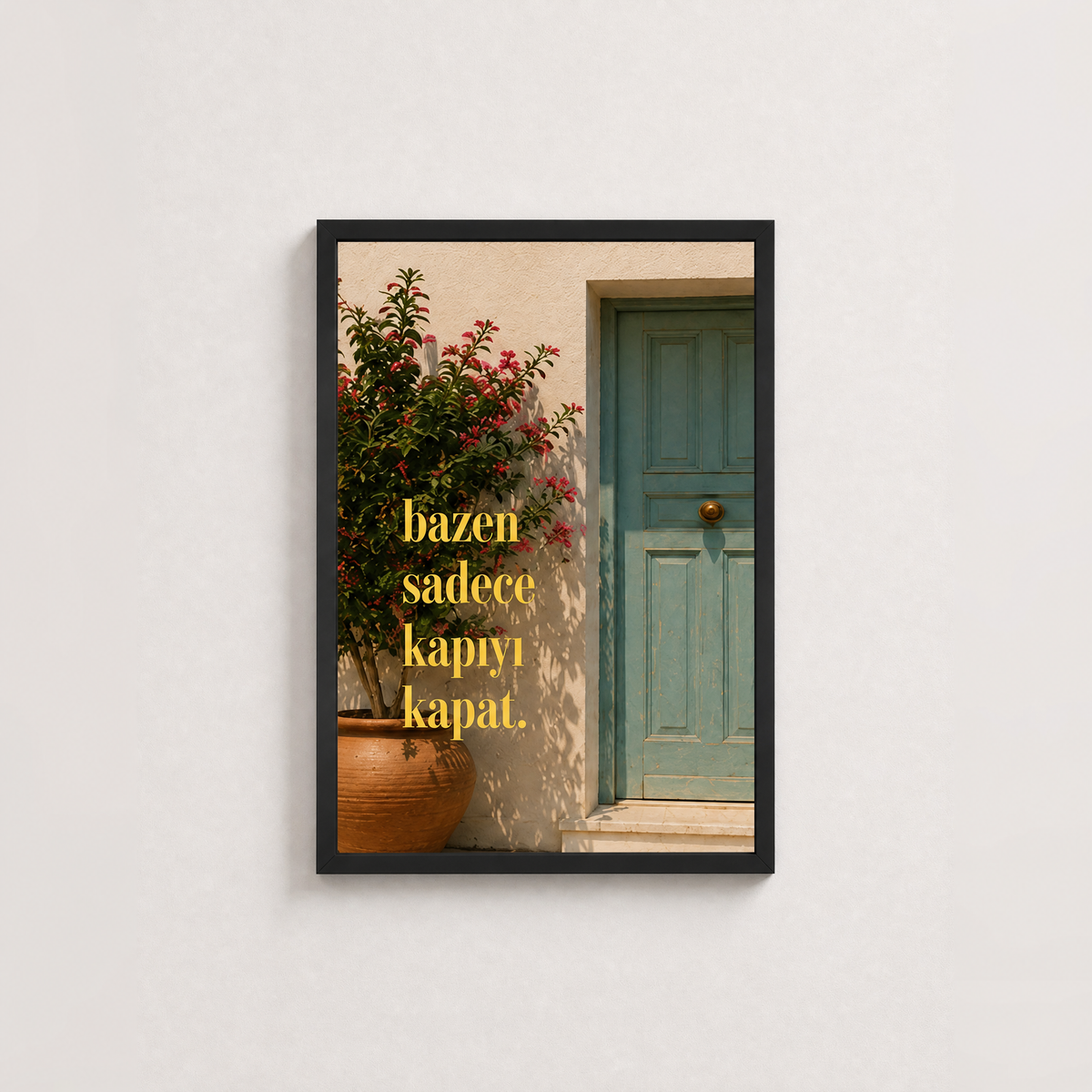 Ruhani Kaçış – Fotoğraf Çerçeveli Poster — Çerçeveli Poster — TabloLab