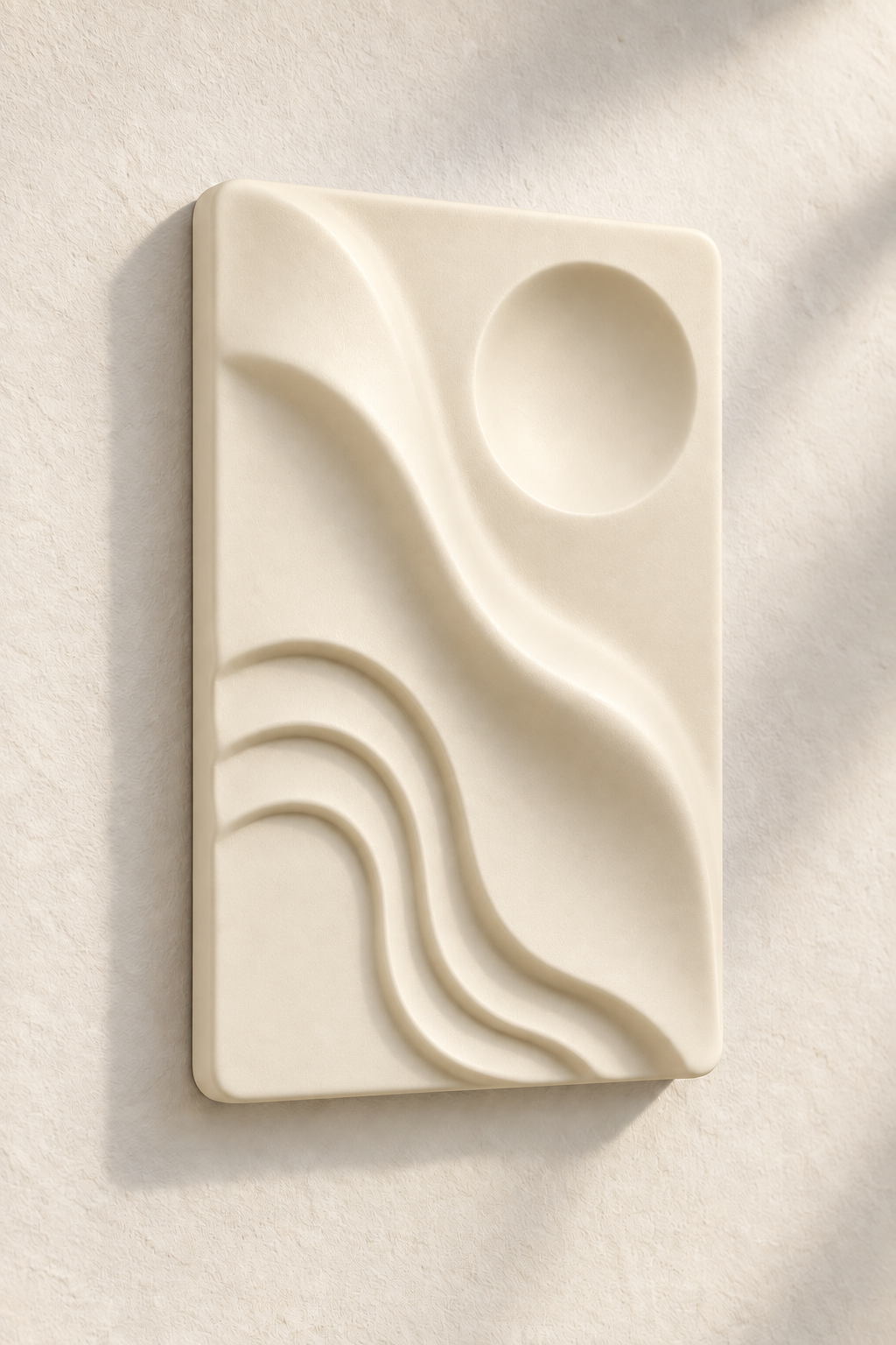 Dalga · 10 × 15 cm · Krem · dijital görselleştirme