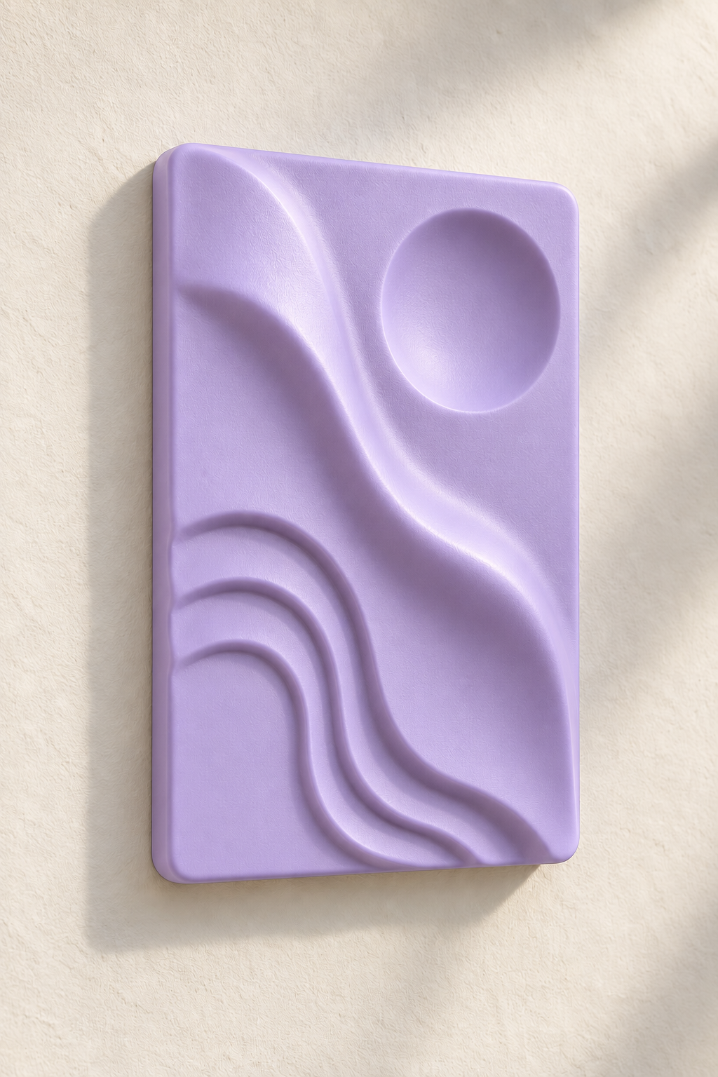Dalga · 10 × 15 cm · Lila · dijital görselleştirme