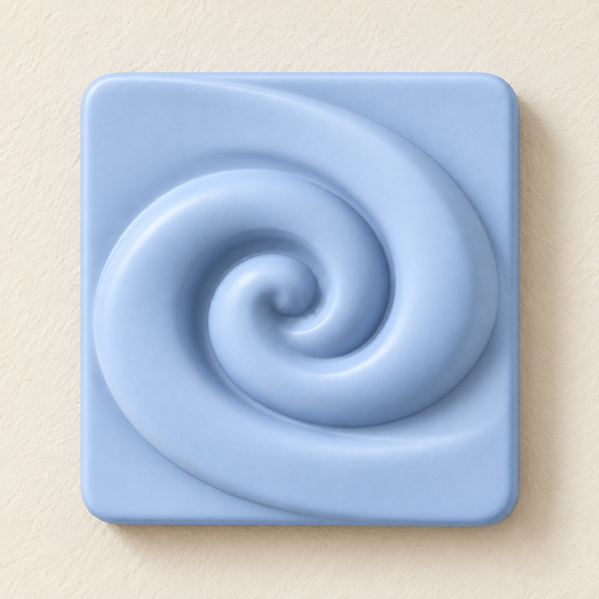 Spiral · 15 × 15 cm · Açık Mavi · dijital görselleştirme