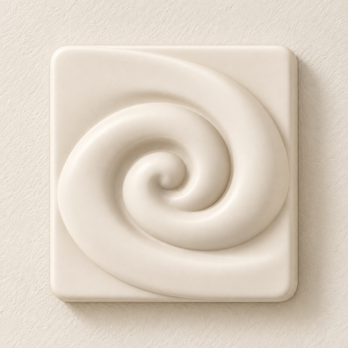 Spiral · 15 × 15 cm · Krem · dijital görselleştirme