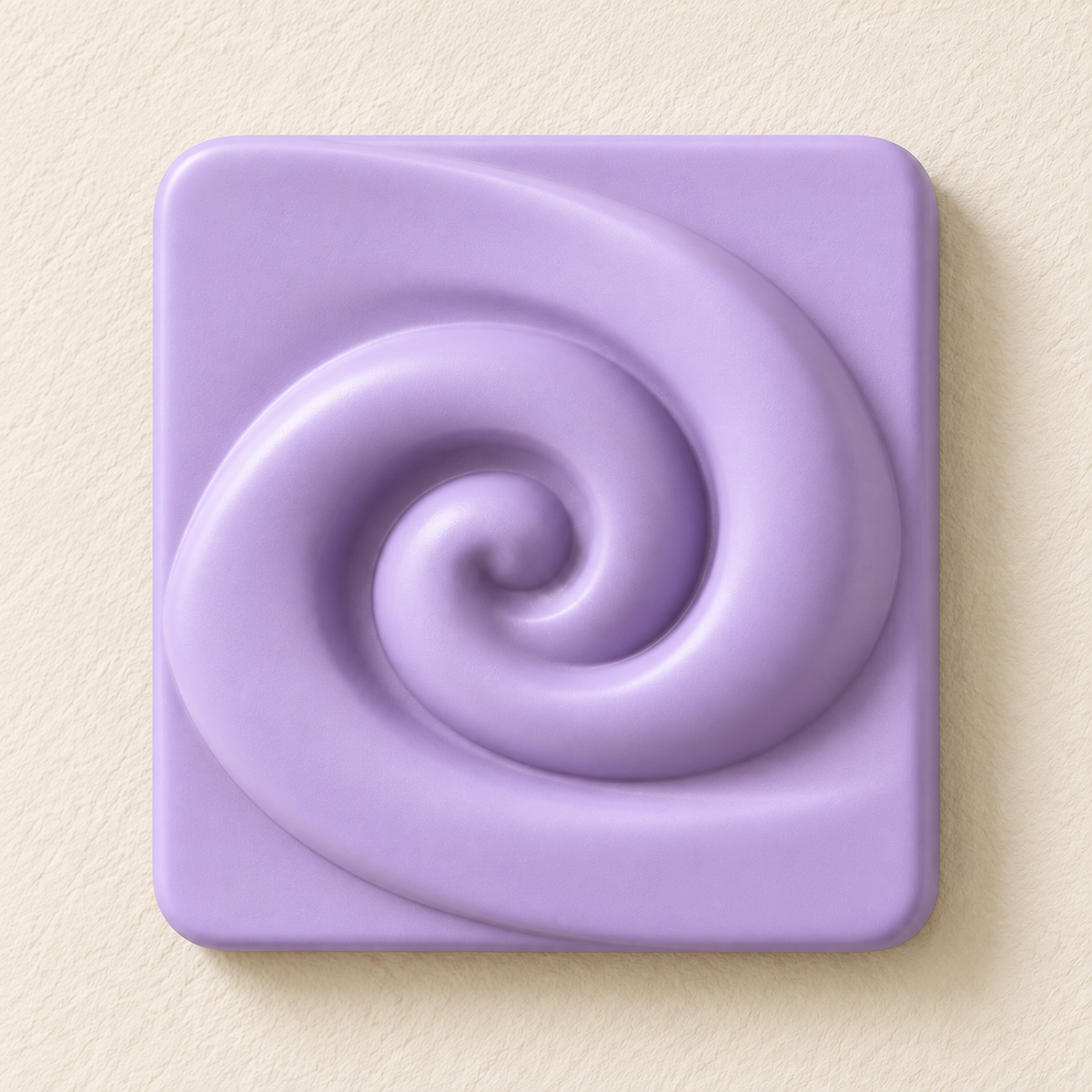 Spiral · 15 × 15 cm · Lila · dijital görselleştirme