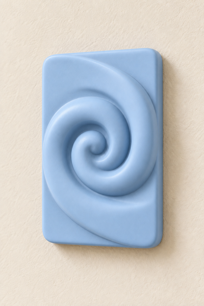 Spiral · 10 × 15 cm · Açık Mavi · dijital görselleştirme