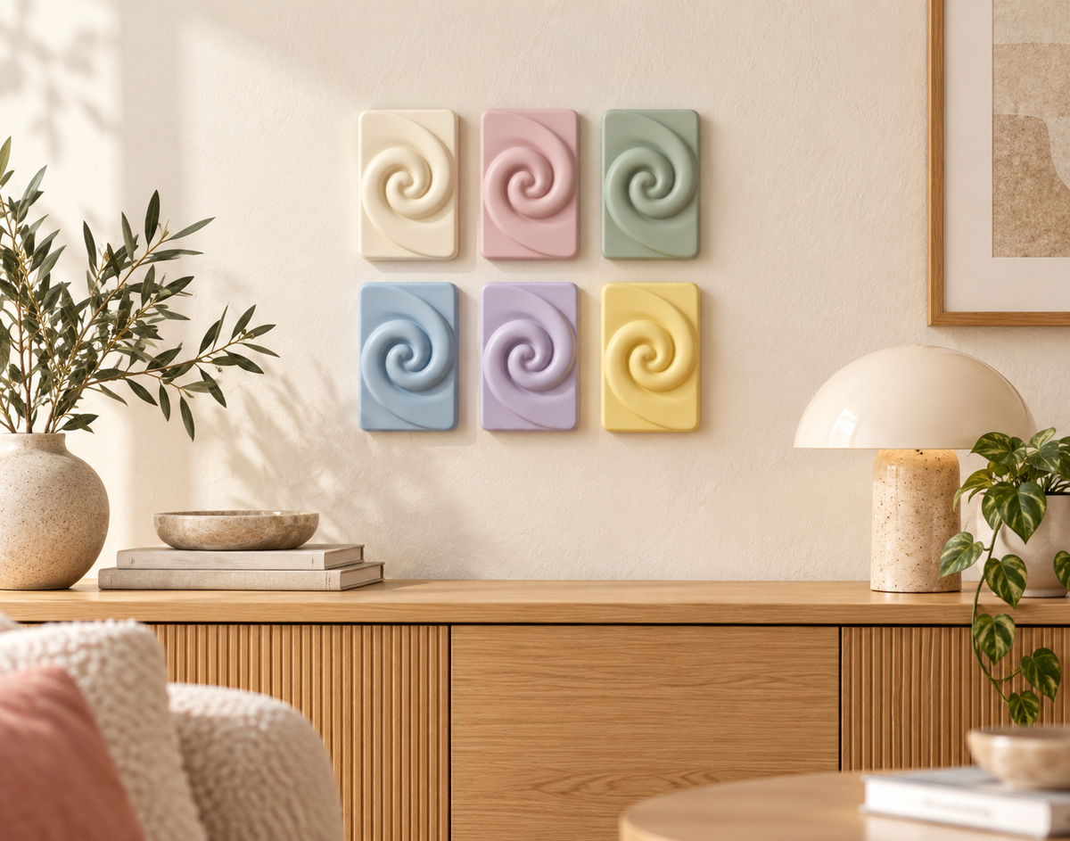Spiral · 10 × 15 cm · ev ortamında kullanım · dijital görselleştirme