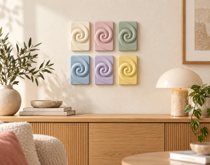 Spiral · 10 × 15 cm · ev ortamında kullanım · dijital görselleştirme