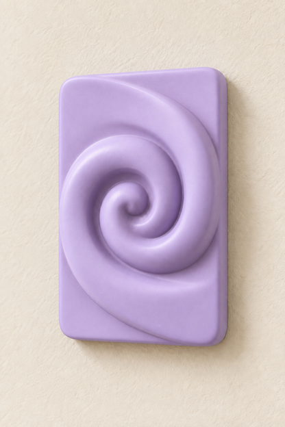Spiral · 10 × 15 cm · Lila · dijital görselleştirme