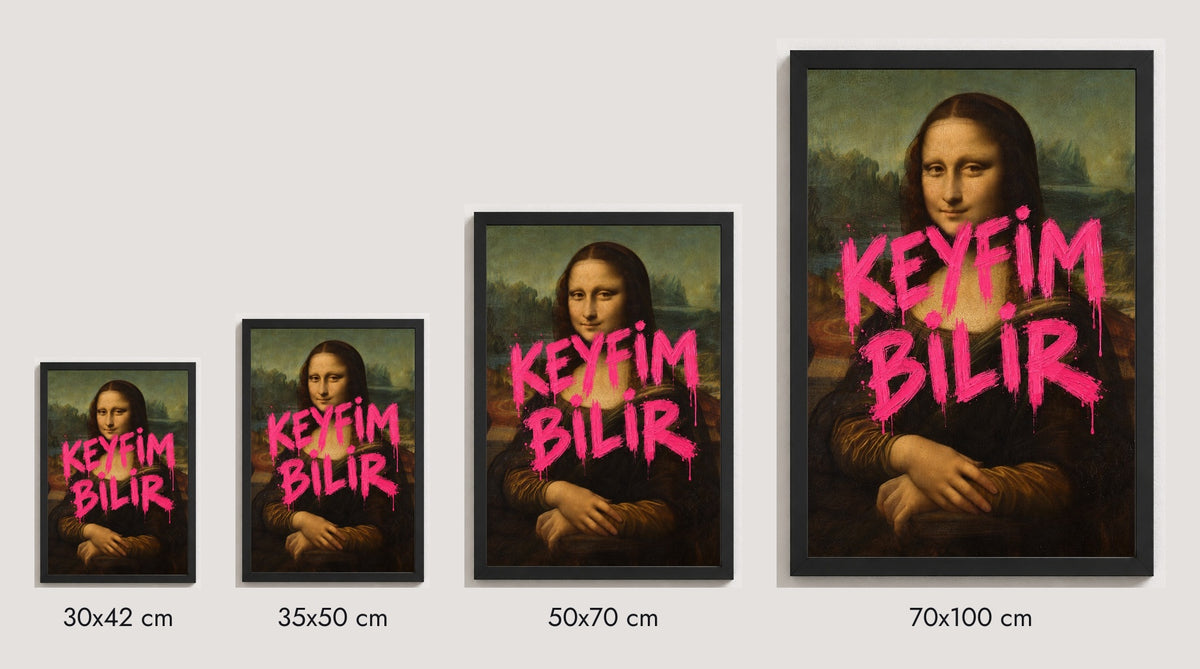 Keyfim Bilir — Mona Lisa — hazır tasarım ölçü karşılaştırması