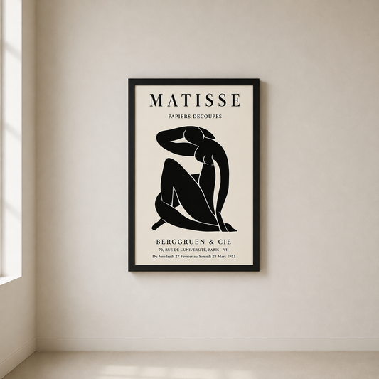 Matisse'ye Saygı – Modern Çerçeveli Poster — Çerçeveli Poster — TabloLab