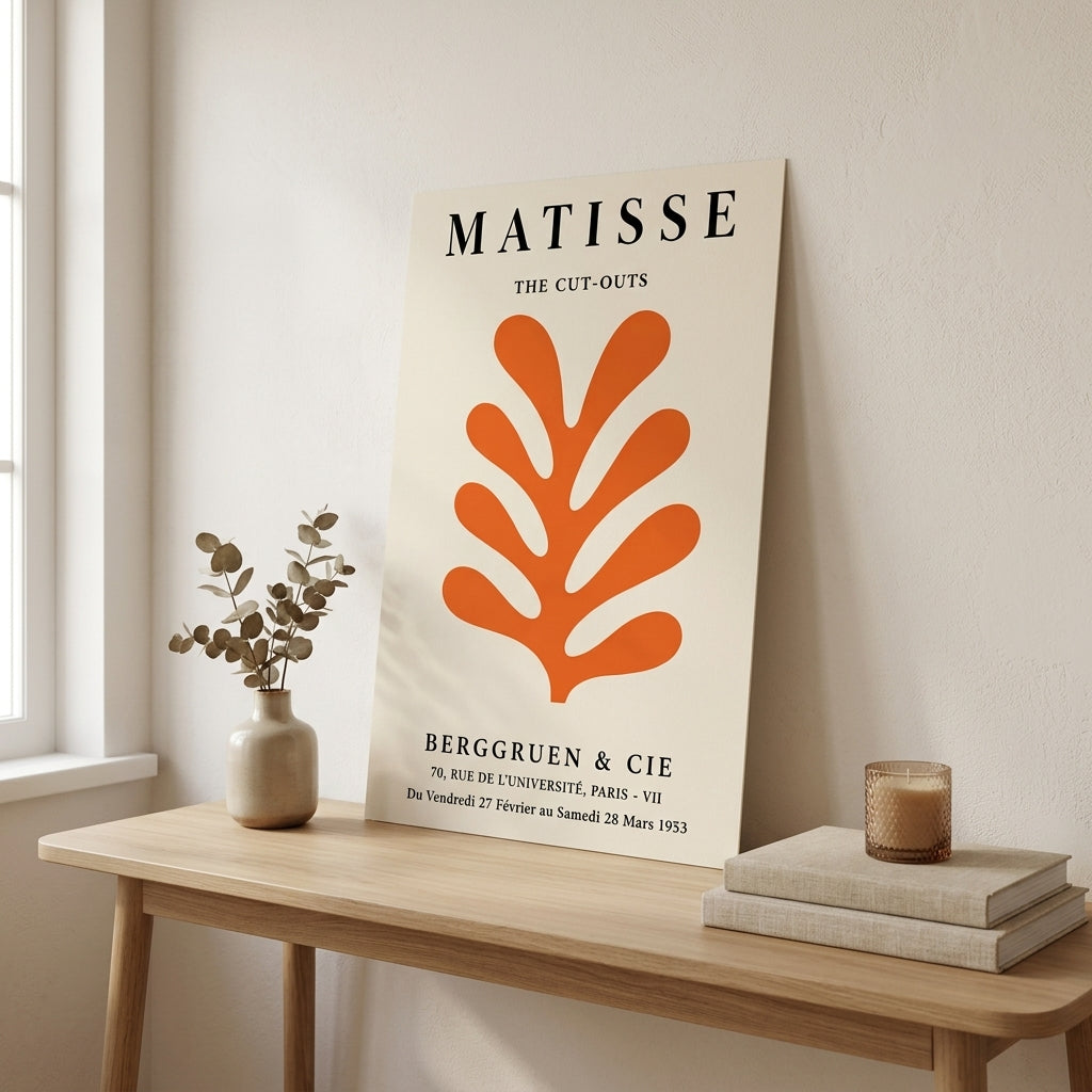 Matisse Kesitleri – Vintage Çerçeveli Poster — Çerçevesiz — Tam Baskı — TabloLab