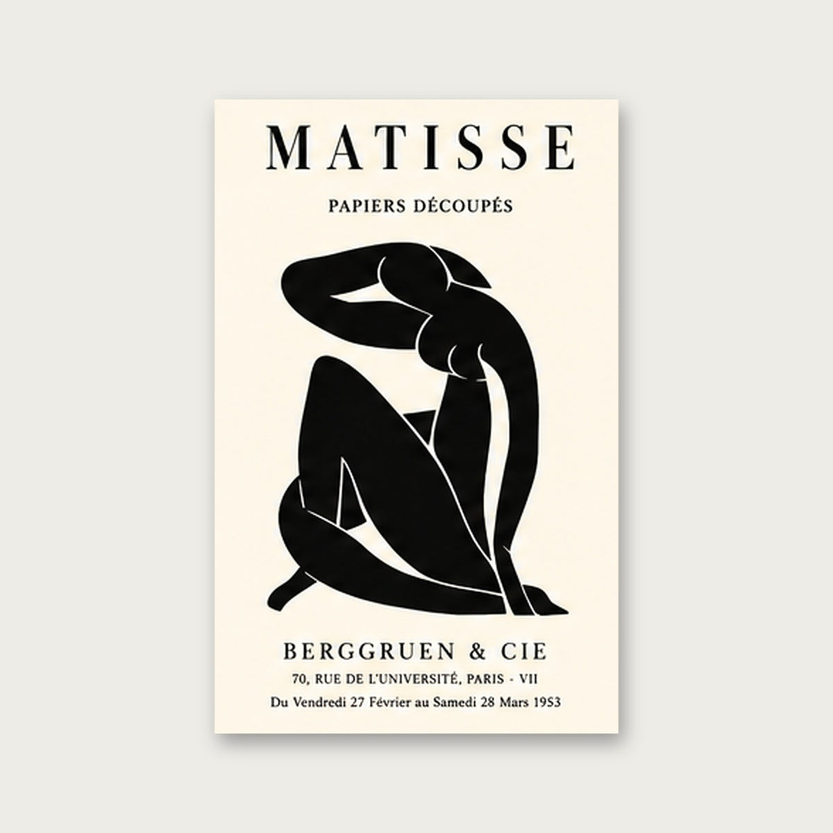 Matisse'ye Saygı – Modern Çerçeveli Poster — Çerçevesiz — Tam Baskı — TabloLab