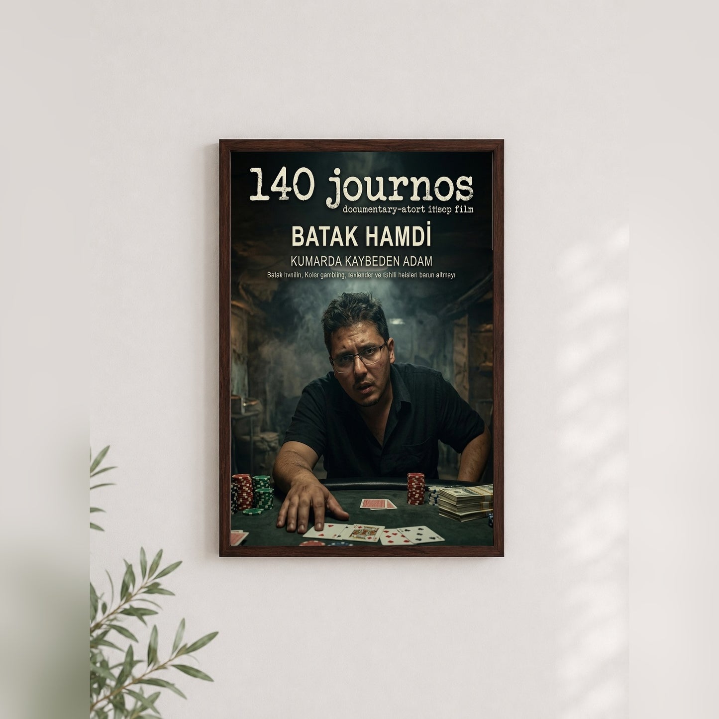 Özel Tasarımın — Ceviz — Tam Baskı — TabloLab