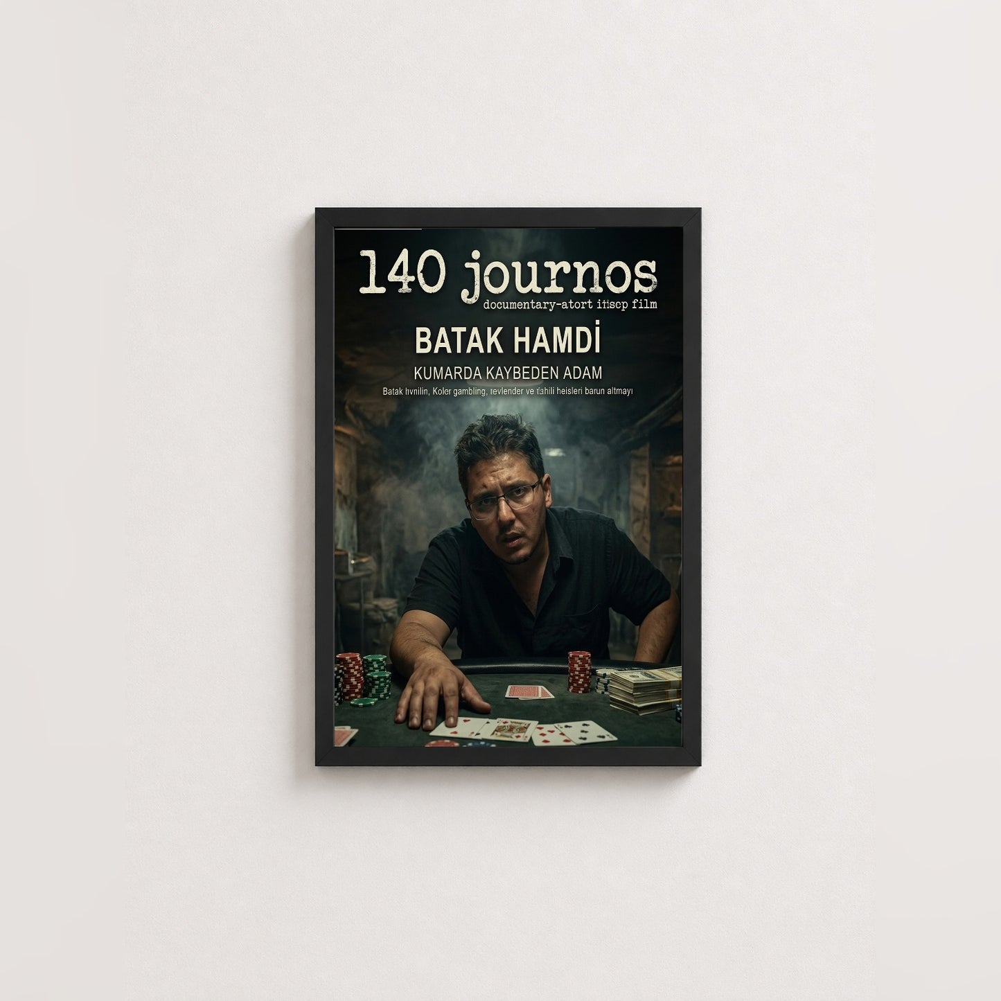 Özel Tasarımın — Siyah — Tam Baskı — TabloLab