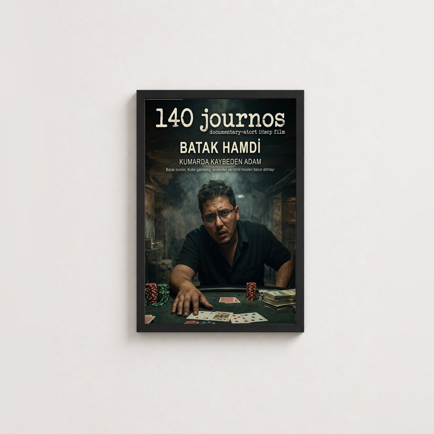 Özel Tasarımın — Siyah — Tam Baskı — TabloLab